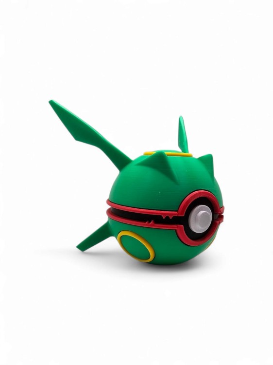 Rayquaza Ball – Figurka Pokémon - Kolekcjonerska Pokeball