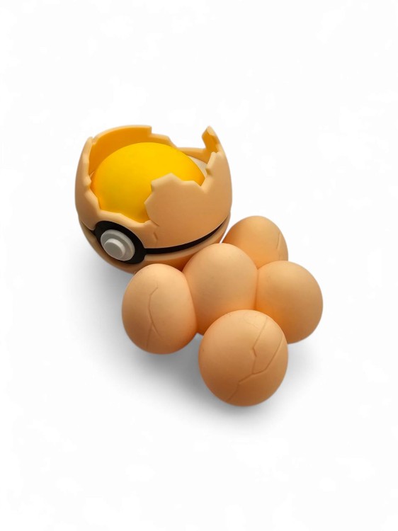 Exeggcute Ball – Figurka Pokémon - Kolekcjonerska Pokeball