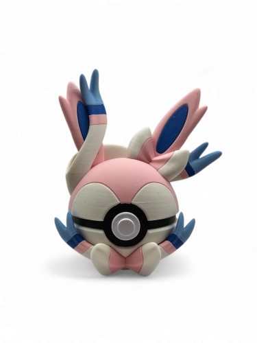 Sylveon Ball – Figurka Pokémon - Kolekcjonerska Pokeball