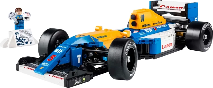 Klocki LEGO ICONS 10353 Williams Racing FW14B i Nigel Mansell