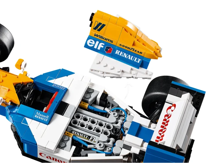 Klocki LEGO ICONS 10353 Williams Racing FW14B i Nigel Mansell
