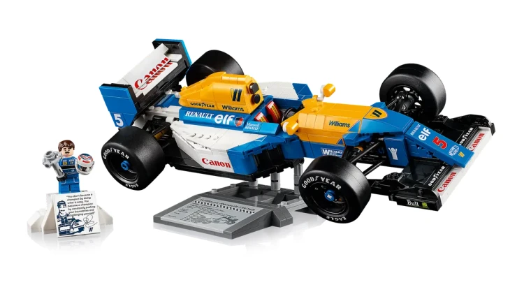 Klocki LEGO ICONS 10353 Williams Racing FW14B i Nigel Mansell