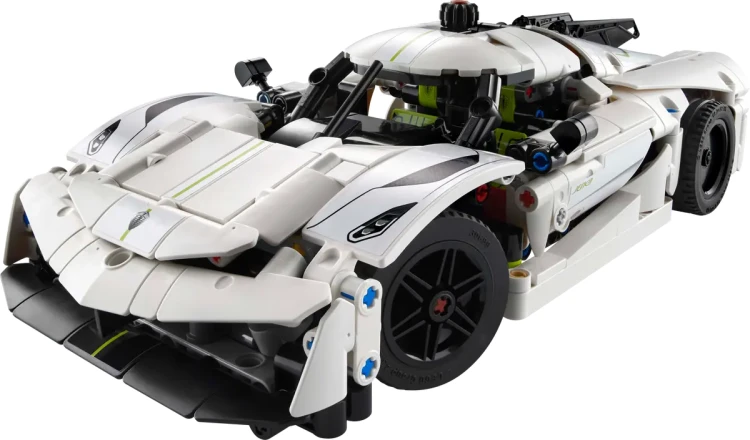 Klocki LEGO Technic 42184 - Biały hipersamochód Koenigsegg Jesko Absolut