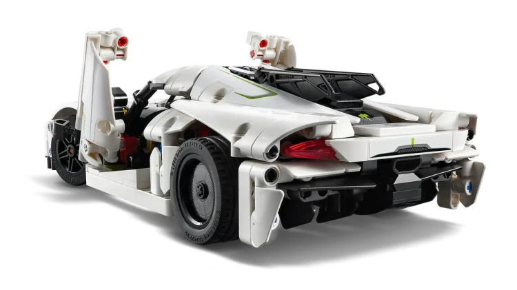 Klocki LEGO Technic 42184 - Biały hipersamochód Koenigsegg Jesko Absolut