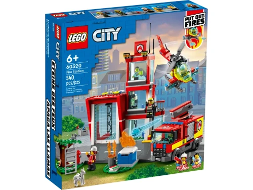 Klocki LEGO City 60320 - Remiza strażacka