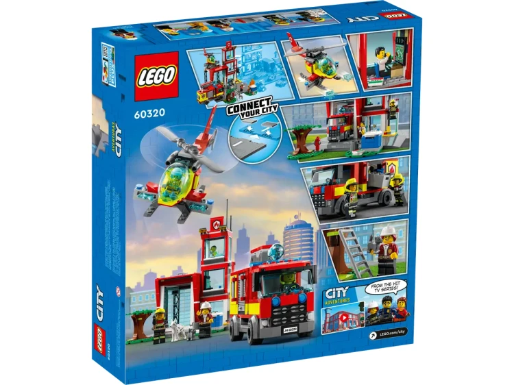 Klocki LEGO City 60320 - Remiza strażacka