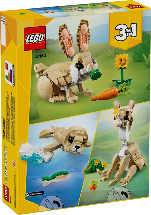 Klocki LEGO Creator 31162 3 w 1 Uroczy króliczek