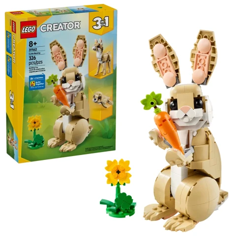 Klocki LEGO Creator 31162 3 w 1 Uroczy króliczek