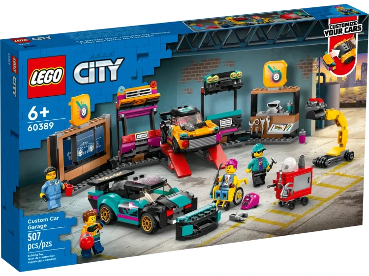 Klocki LEGO City 60389 Warsztat tuningowania samochodów