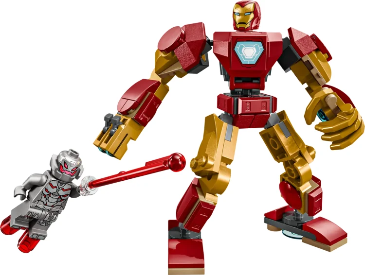 Klocki LEGO Marvel 76307 Mech Iron Mana kontra Ultron