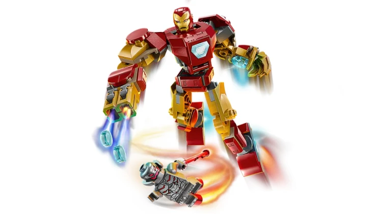 Klocki LEGO Marvel 76307 Mech Iron Mana kontra Ultron