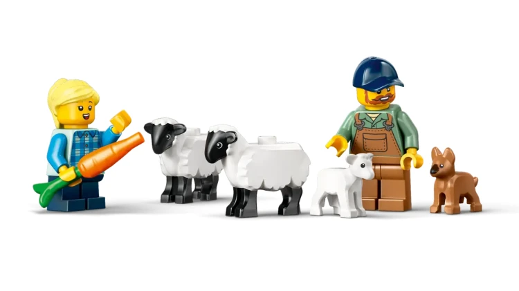 Klocki LEGO City 60461 Czerwony traktor z przyczepą i owcą