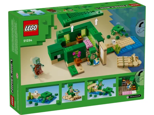 Klocki LEGO Minecraft 21254 Domek na plaży żółwi