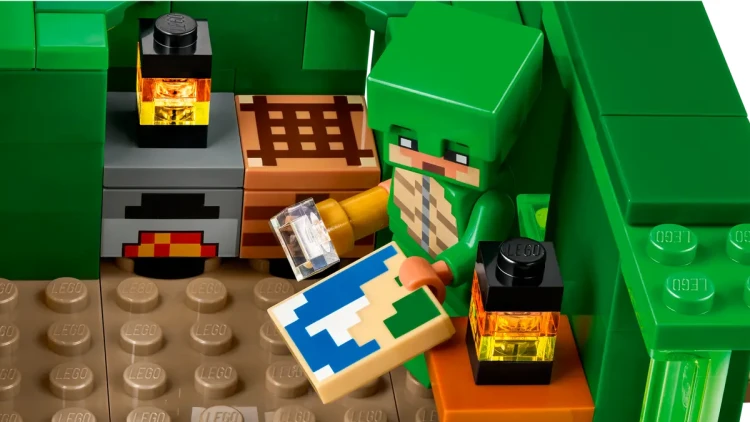 Klocki LEGO Minecraft 21254 Domek na plaży żółwi