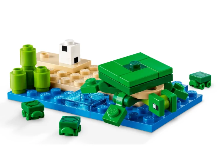 Klocki LEGO Minecraft 21254 Domek na plaży żółwi