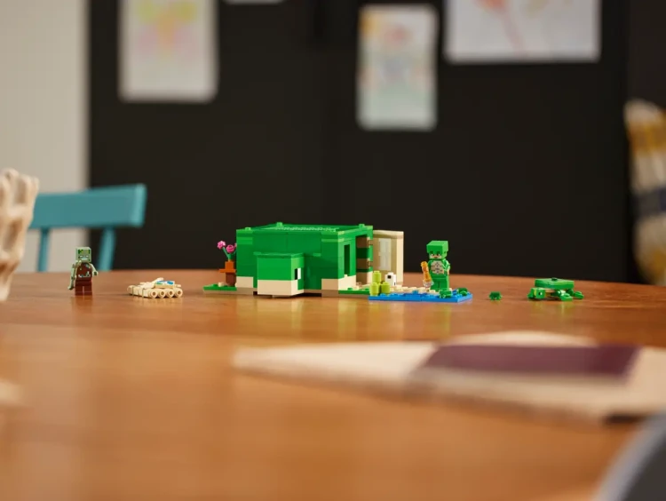 Klocki LEGO Minecraft 21254 Domek na plaży żółwi