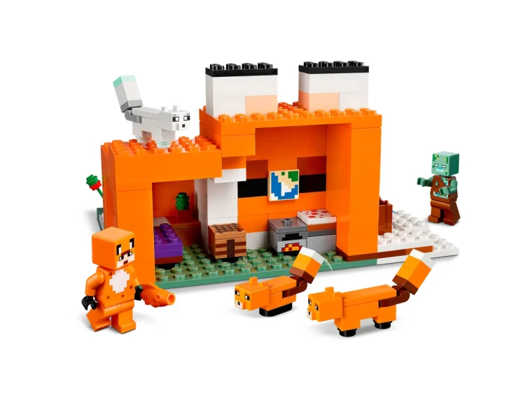Klocki LEGO Minecraft 21178 Siedlisko lisów