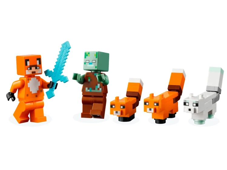 Klocki LEGO Minecraft 21178 Siedlisko lisów