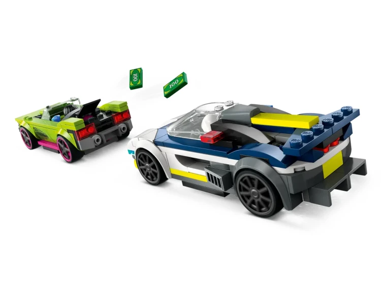 Klocki LEGO City 60415 Pościg radiowozu za muscle carem