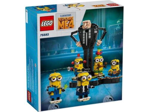 Klocki LEGO Despicable Me 4 75582 Gru i minionki z klocków