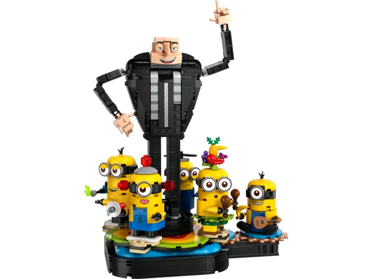 Klocki LEGO Despicable Me 4 75582 Gru i minionki z klocków