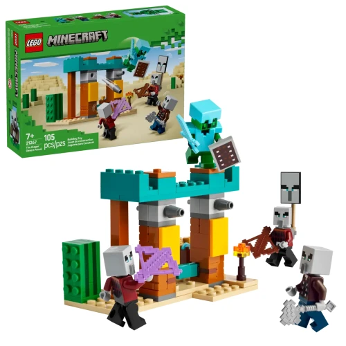 Klocki LEGO Minecraft 21267 Pustynny patrol złosadników