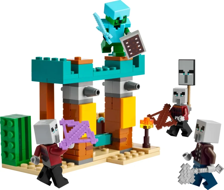 Klocki LEGO Minecraft 21267 Pustynny patrol złosadników