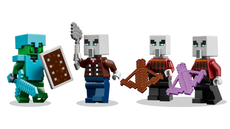 Klocki LEGO Minecraft 21267 Pustynny patrol złosadników
