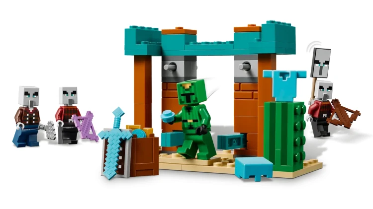 Klocki LEGO Minecraft 21267 Pustynny patrol złosadników