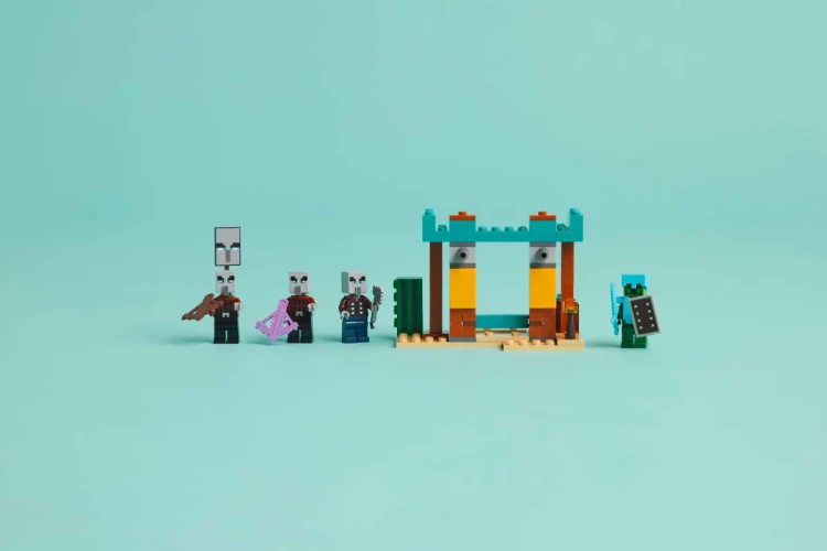 Klocki LEGO Minecraft 21267 Pustynny patrol złosadników