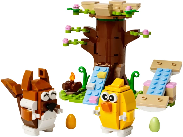 Klocki LEGO 40709 Wiosenny plac zabaw dla zwierzątek