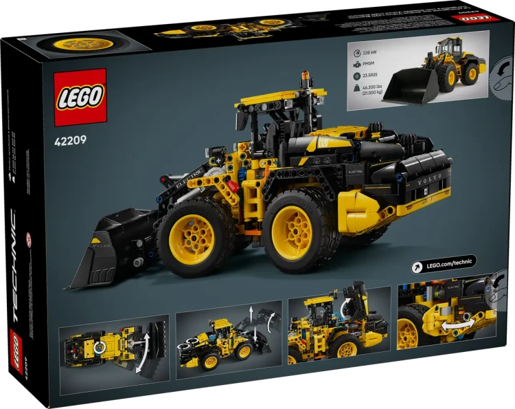 Klocki LEGO Technic 42209 Ładowarka kołowa Volvo L120 Electric