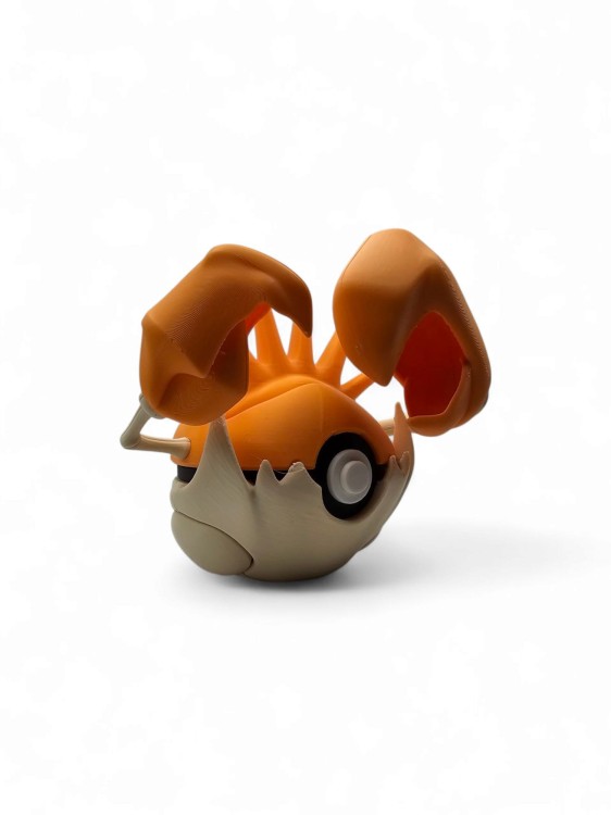 Kingler Ball – Figurka Pokémon - Kolekcjonerska Pokeball