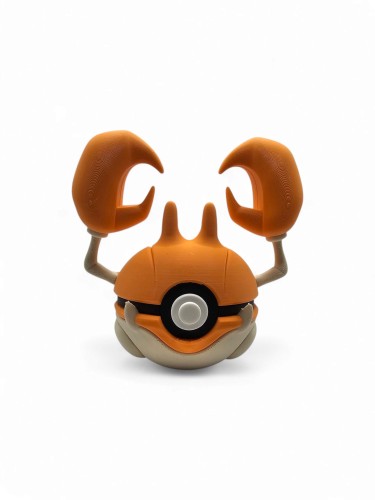 Krabby Ball – Figurka Pokémon - Kolekcjonerska Pokeball