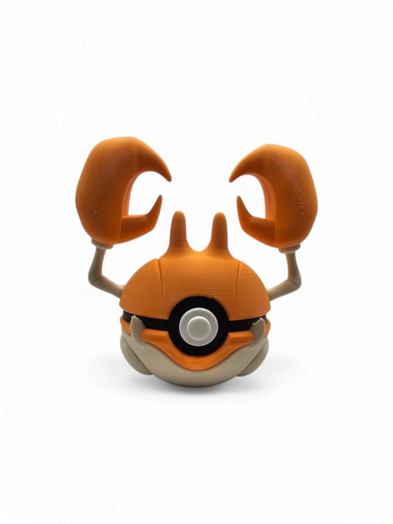 Krabby Ball – Figurka Pokémon - Kolekcjonerska Pokeball