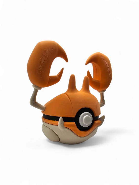Krabby Ball – Figurka Pokémon - Kolekcjonerska Pokeball