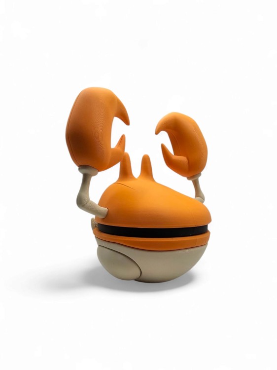 Krabby Ball – Figurka Pokémon - Kolekcjonerska Pokeball