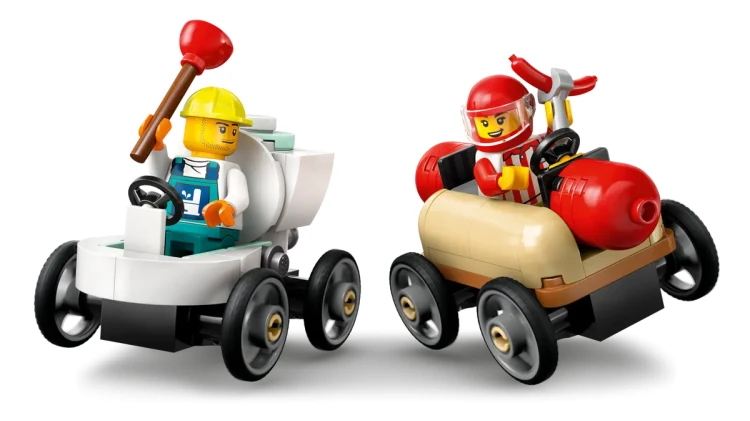 Klocki LEGO CITY 60460 Bez granic: tor z rampami dla wyścigówek