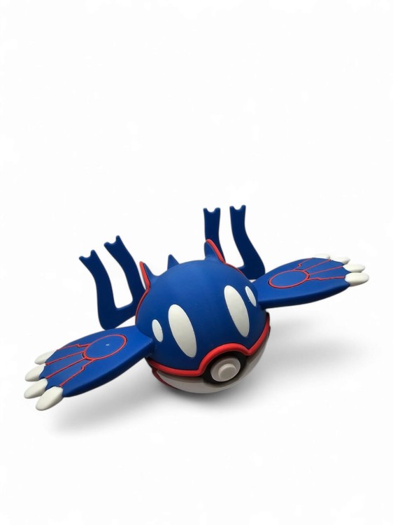 Kyogre Ball – Figurka Pokémon - Kolekcjonerska Pokeball