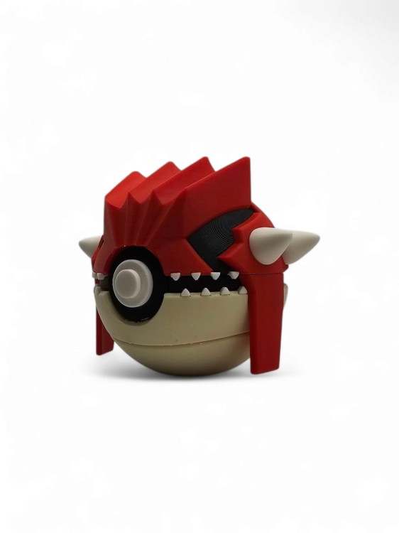 Groudon Ball – Figurka Pokémon - Kolekcjonerska Pokeball