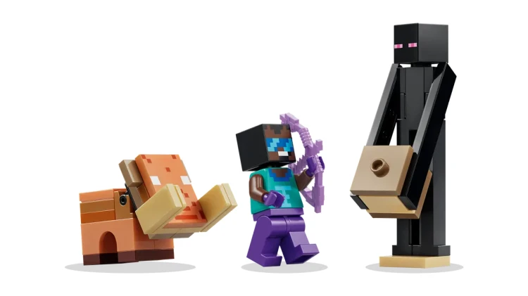 Klocki LEGO Minecraft 21584 Podróż przez portal Netheru i Kresu