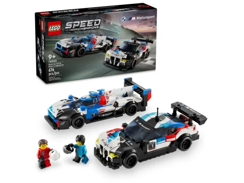 Klocki LEGO Speed Champions 76922 Samochody wyścigowe BMW M4 GT3 & BMW M Hybrid V8