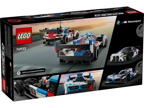 Klocki LEGO Speed Champions 76922 Samochody wyścigowe BMW M4 GT3 & BMW M Hybrid V8