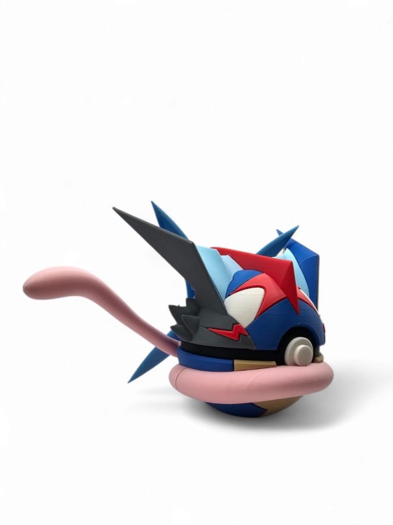 Ash-Greninja Ball – EDYCJA EKSKLUZYWNA – Figurka Pokémon – Kolekcjonerska Pokeball