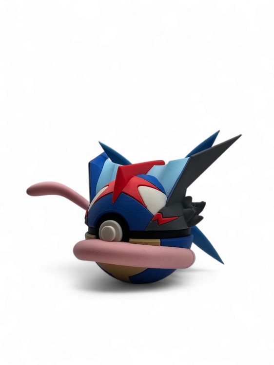 Ash-Greninja Ball – EDYCJA EKSKLUZYWNA – Figurka Pokémon – Kolekcjonerska Pokeball