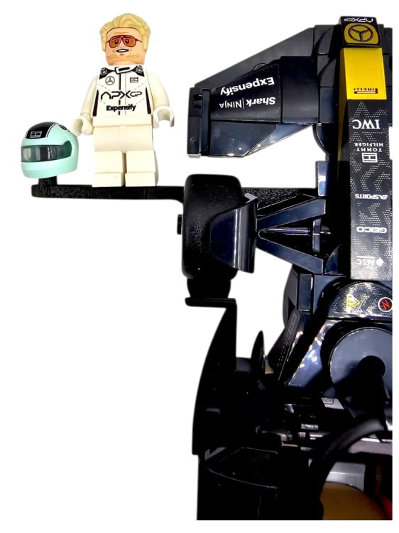 Wieszak na ścianę do LEGO Speed Champions F1 APXGP – 77252