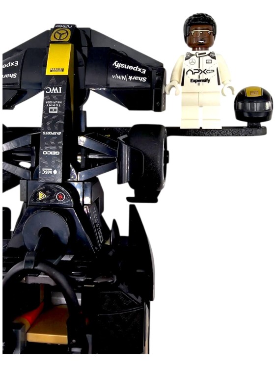 Wieszak na ścianę do LEGO Speed Champions F1 APXGP – 77252