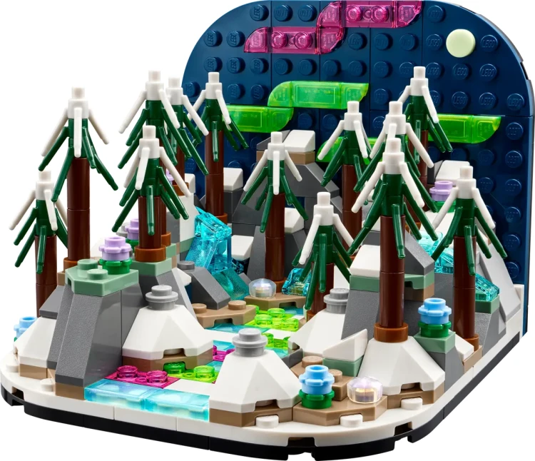 Klocki LEGO 40785 Diorama z zorzą polarną Edycja Limitowana
