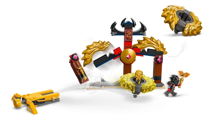 Klocki LEGO NINJAGO 71826 Smocze Spinjitzu — zestaw bitewny