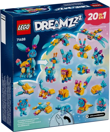 Klocki LEGO DREAMZzz 71488 Kreatywne zwierzęce przygody Bunchu